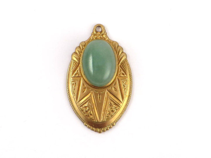 1x Pendentif support cabochon 13x18 ou 10x15 (42mm x 25mm) M-003