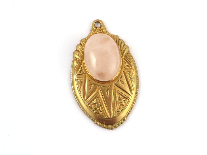 1x Pendentif support cabochon 13x18 ou 10x15 (42mm x 25mm) M-003
