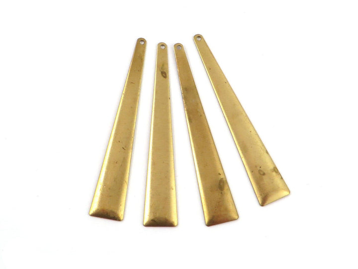 4x Breloque barre goutte triangle (57mm x 10mm) PV-031