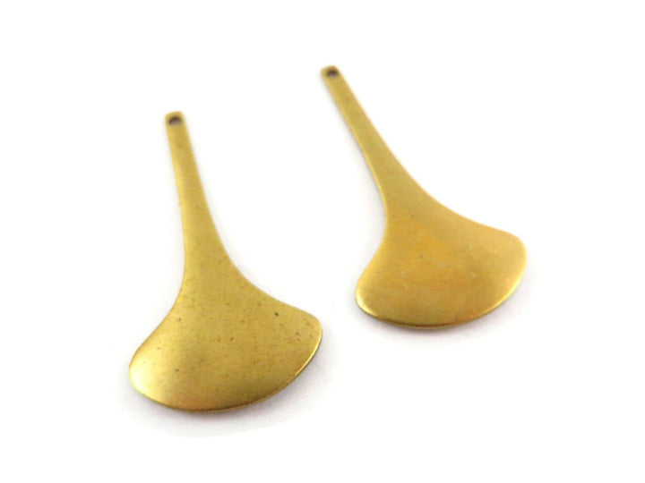4x Breloque goutte palet (31mm x 16mm) PV-101