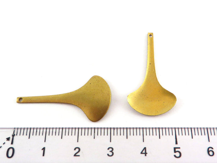 4x Breloque goutte palet (31mm x 16mm) PV-101