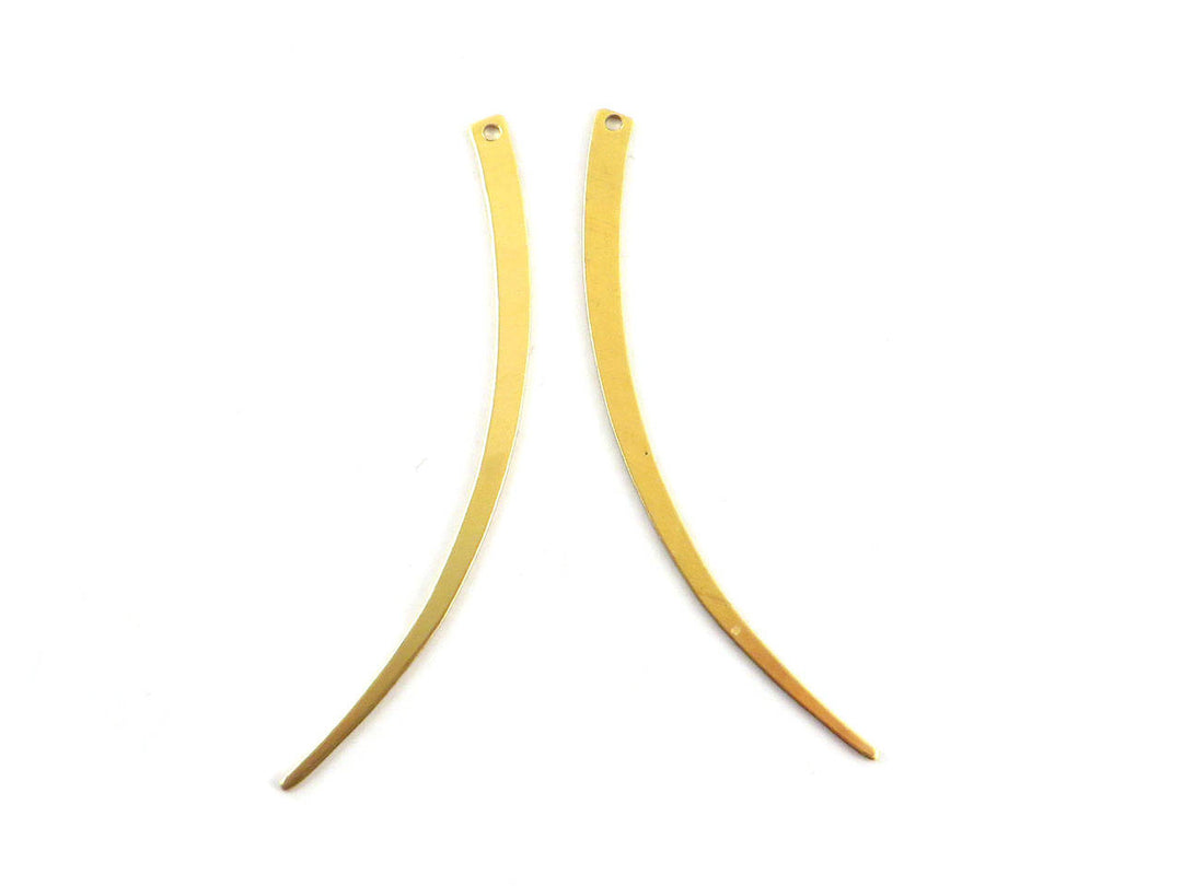 6x Breloque goutte griffe (53mm x 3mm) PP-151