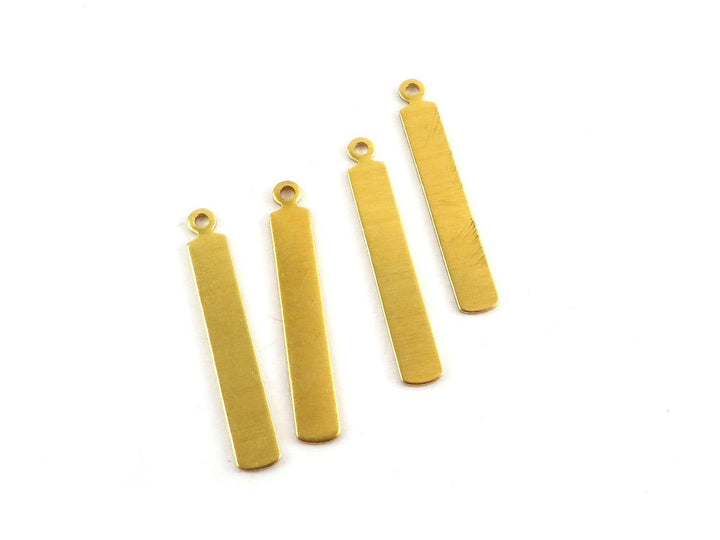 8x Breloque barre rectangle (30mm x 5mm) PP-145