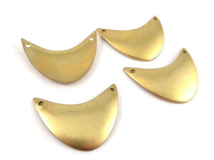 2x Connecteur croissant de lune (30mm x 24mm) PV-107