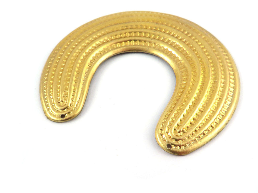 1x Connecteur croissant de lune plastron collier (50mm x 56mm) PV-180