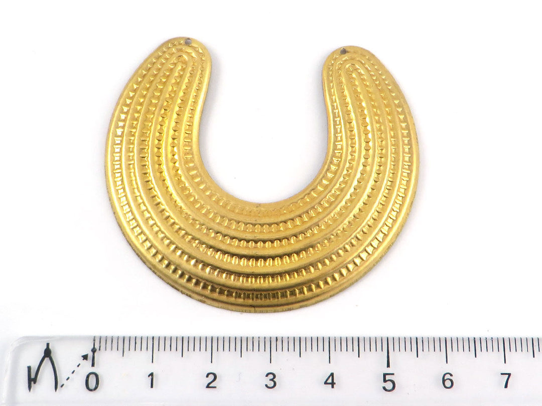 1x Connecteur croissant de lune plastron collier (50mm x 56mm) PV-180