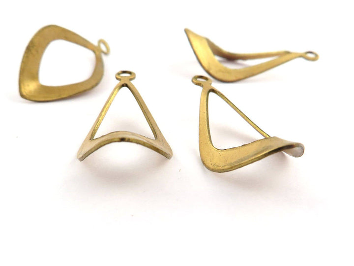2x Breloque goutte vrillée ajourée (22mm x 10mm) PV-188