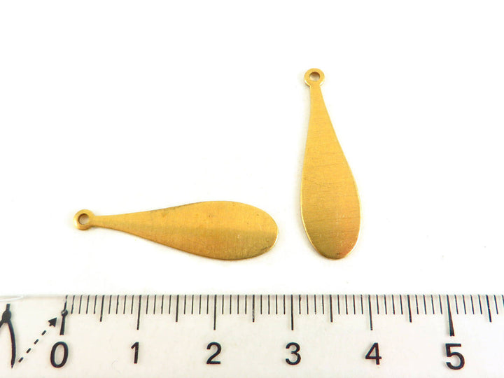 4x Breloque goutte (28mm x 8mm) PP-113