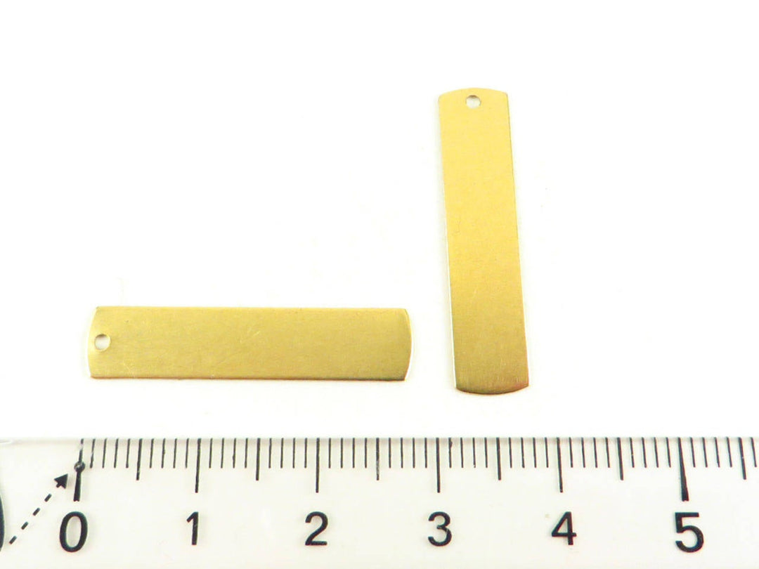 12x Breloque barre rectangle (29mm x 6mm) PP-267