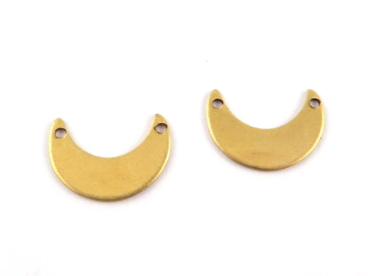 6x Connecteur croissant de lune (9mm x 13mm) PP-271