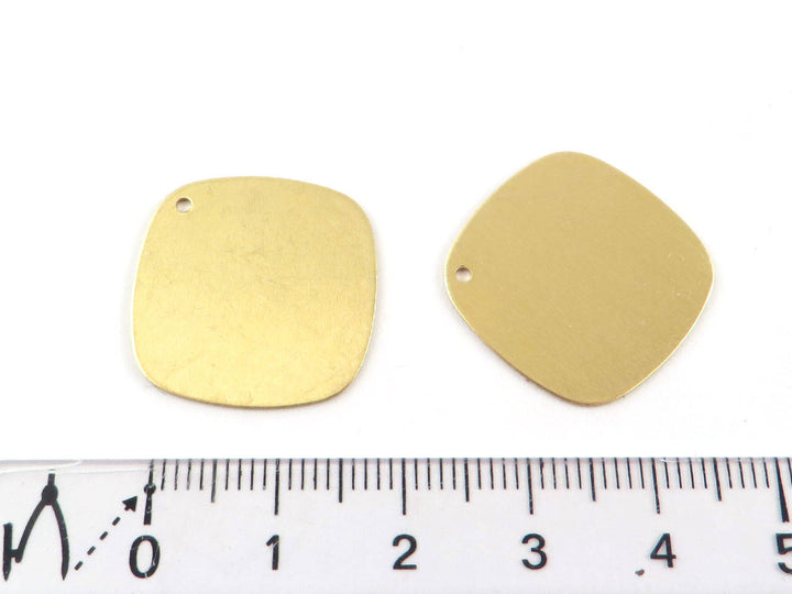 4x Breloque carré palet (23mm) PP-274