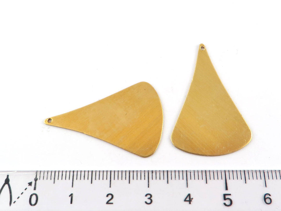 2x Breloque goutte triangle (22mm x 33mm) PP-284