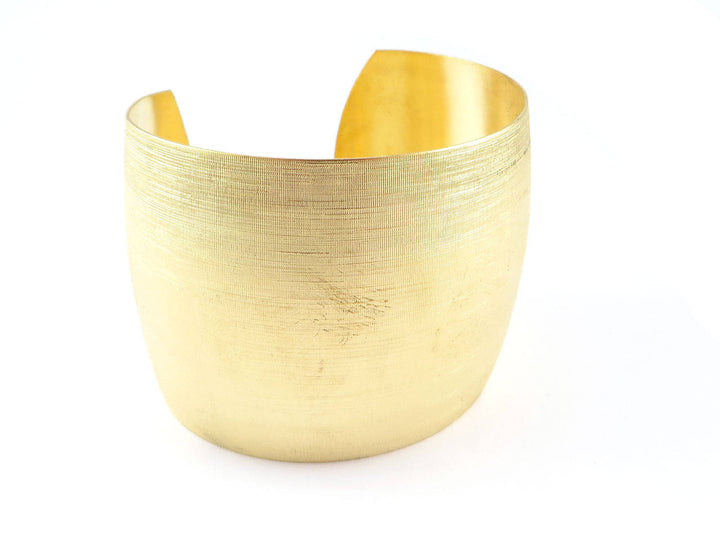 1x Bracelet manchette réglable ligné (51mm x 159mm) BM-002