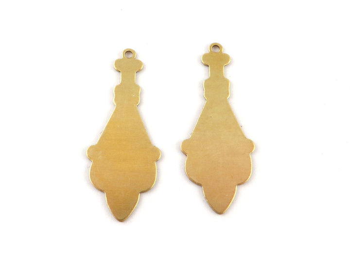 2x Breloque goutte pendule Vintage (13mm x 31mm) PP-290