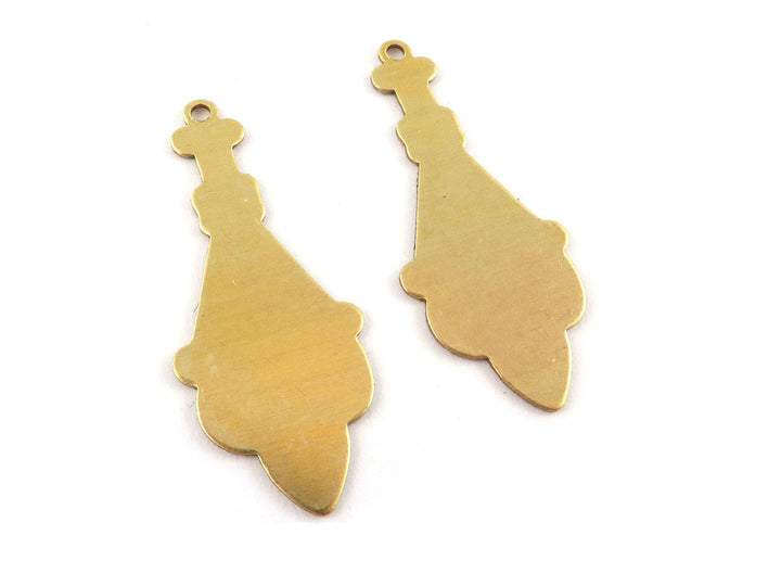 2x Breloque goutte pendule Vintage (13mm x 31mm) PP-290