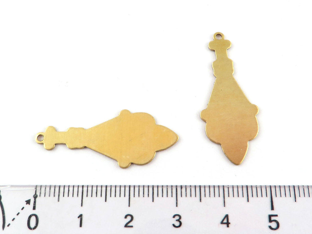 2x Breloque goutte pendule Vintage (13mm x 31mm) PP-290