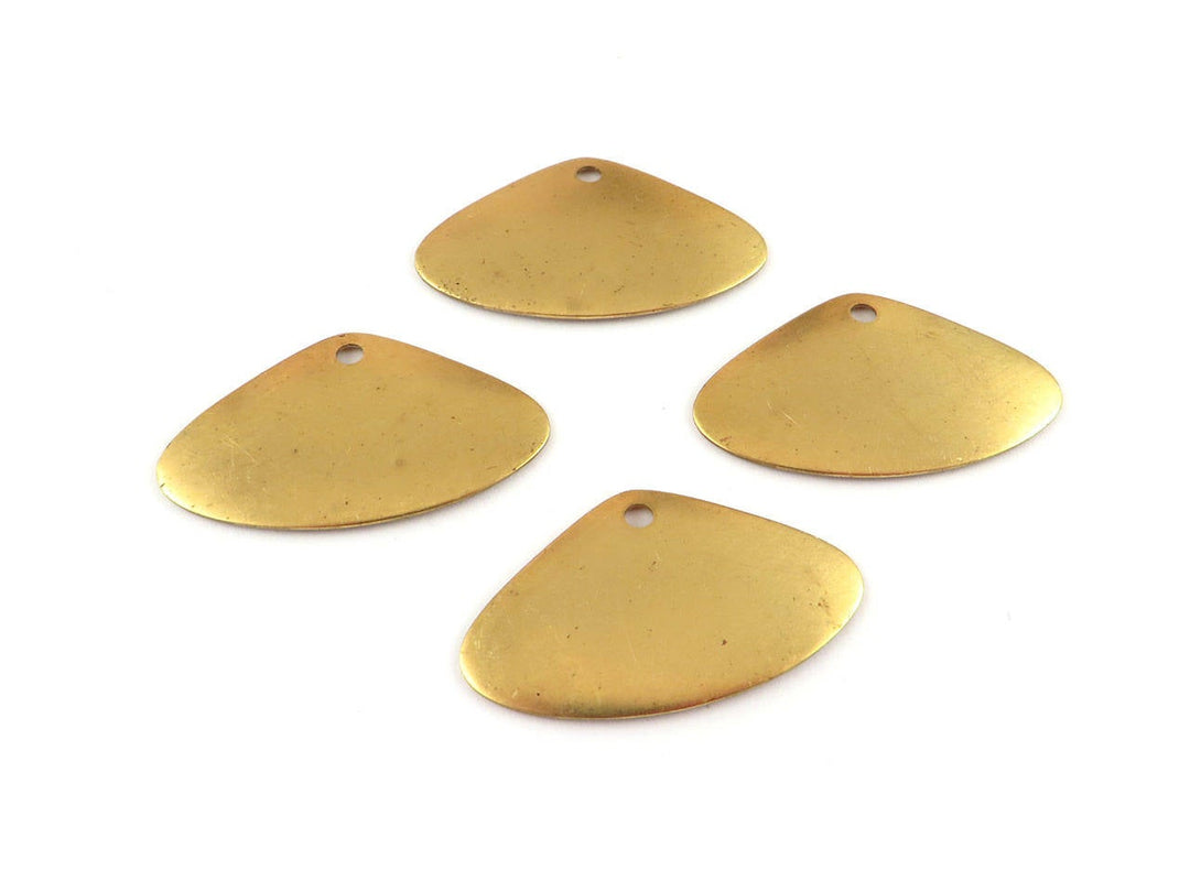6x Breloque éventail bombé (17mm x 28mm) PP-295