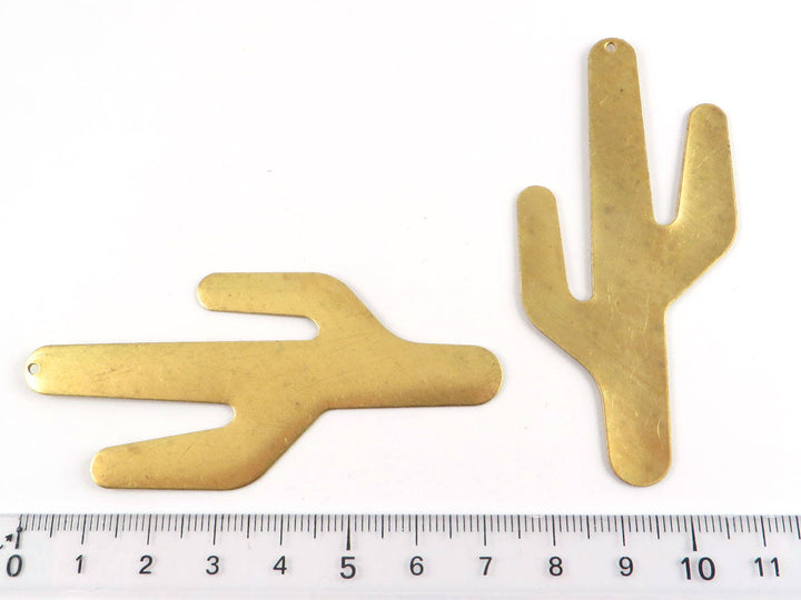 2x Pendentif cactus vierge (35mm x 75mm) PP-264