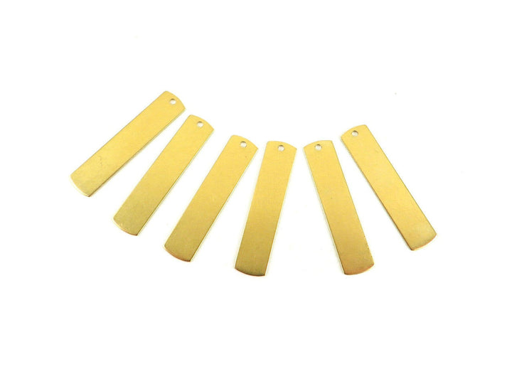 12x Breloque barre rectangle (29mm x 6mm) PP-267
