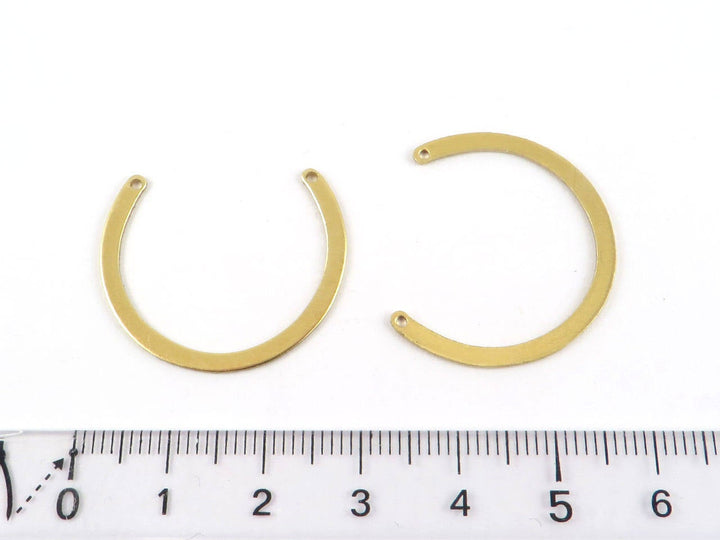 6x Connecteur fer à cheval anneau ouvert (24mm x 27mm) PP-268