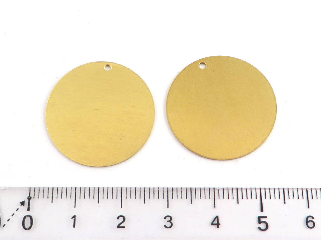 4x Pendentif disque 0.5mm (22, 23 ou 25mm) D-25/1H