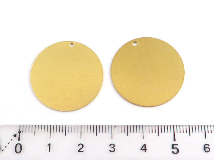 4x Pendentif disque 0.5mm (22, 23 ou 25mm) D-25/1H