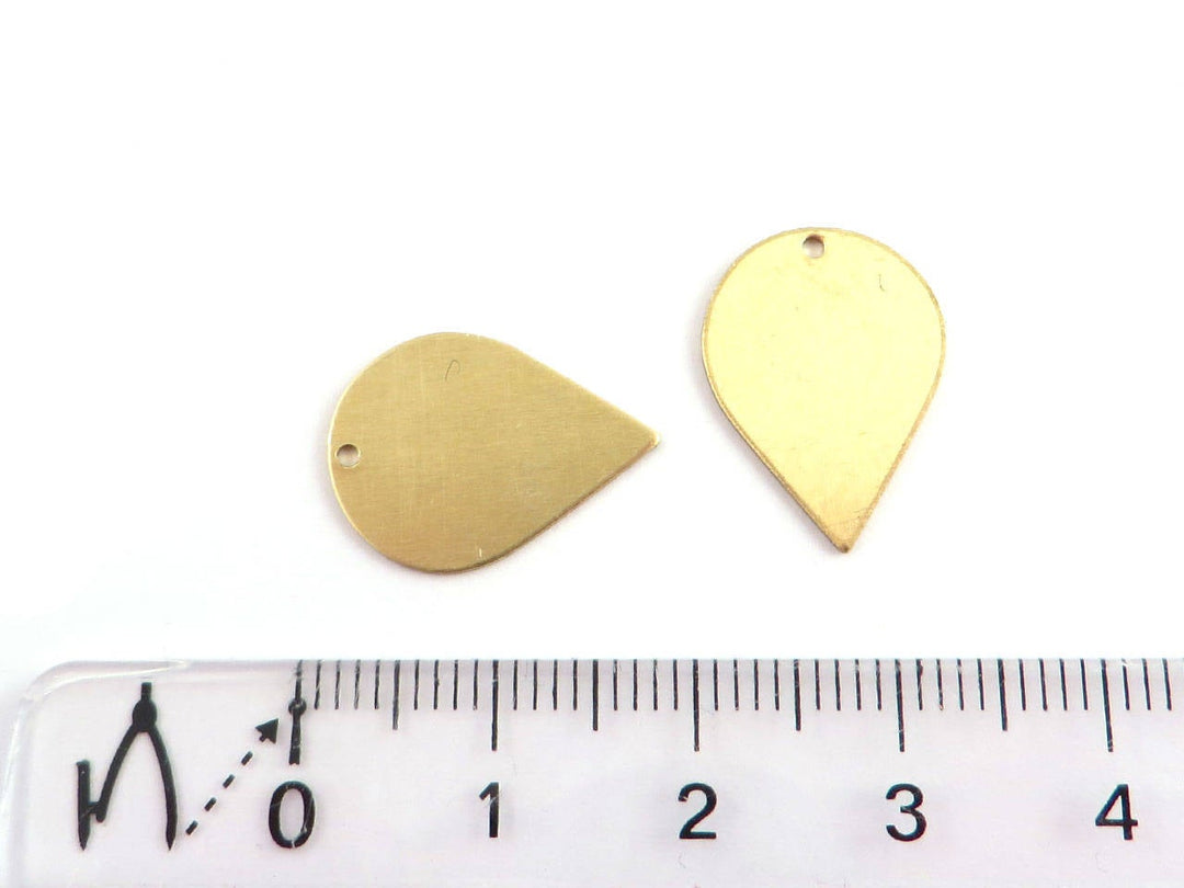 6x Breloque goutte inversée (13mm x 17mm) PP-316