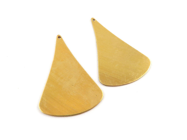 2x Breloque goutte triangle (22mm x 33mm) PP-284