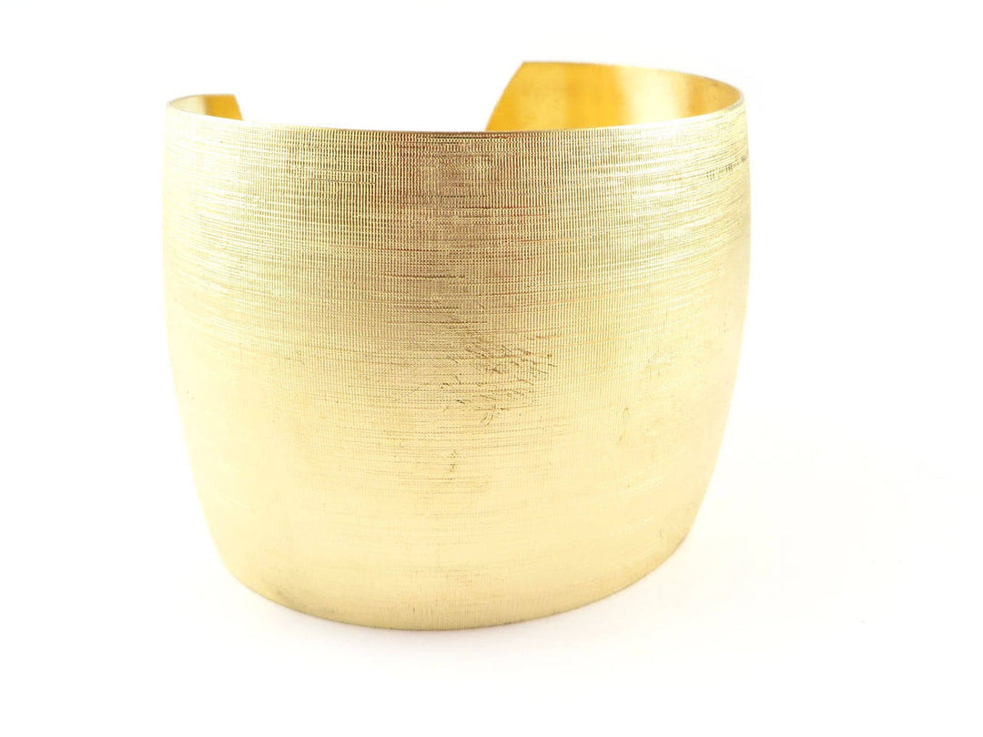 1x Bracelet manchette réglable ligné (51mm x 159mm) BM-002