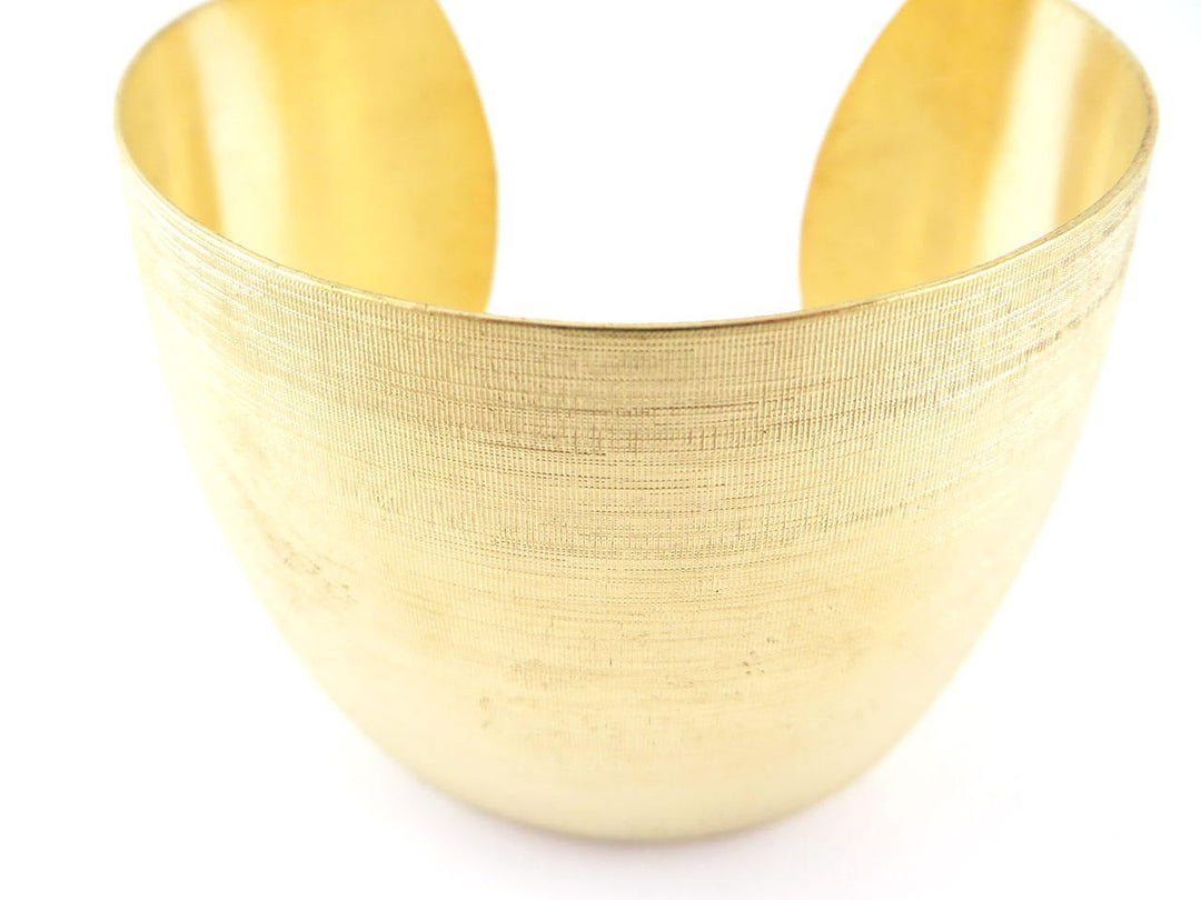 1x Bracelet manchette réglable ligné (51mm x 159mm) BM-002