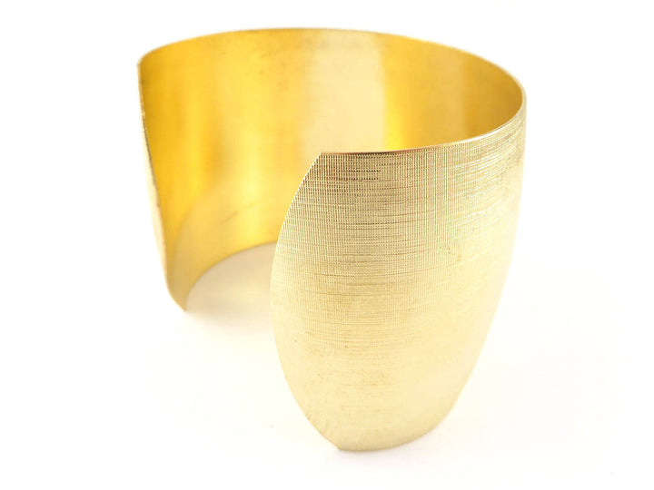 1x Bracelet manchette réglable ligné (51mm x 159mm) BM-002