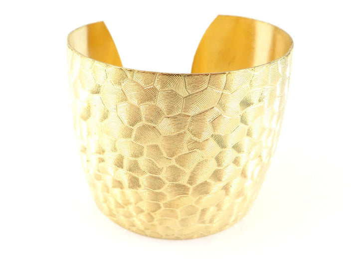 1x Bracelet manchette réglable craquelure (51mm x 159mm) BM-003