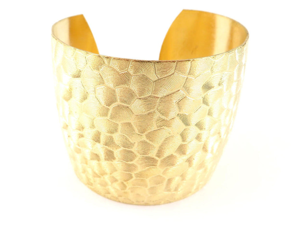 1x Bracelet manchette réglable craquelure (51mm x 159mm) BM-003