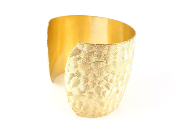 1x Bracelet manchette réglable craquelure (51mm x 159mm) BM-003