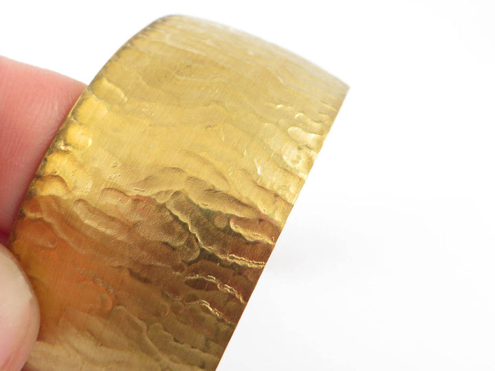 1x Bracelet manchette réglable martelé veiné (51mm x 159mm) BM-004