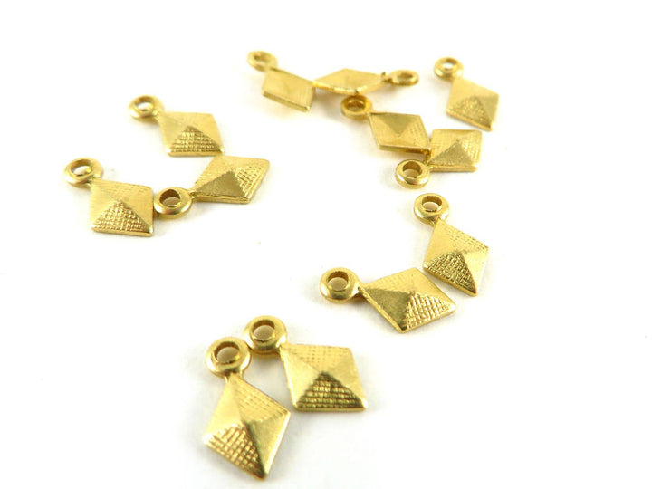 12x Breloque losange (5mm x 8mm) PV-236