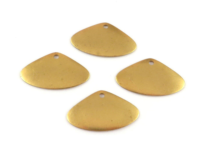 6x Breloque éventail bombé (17mm x 28mm) PP-295