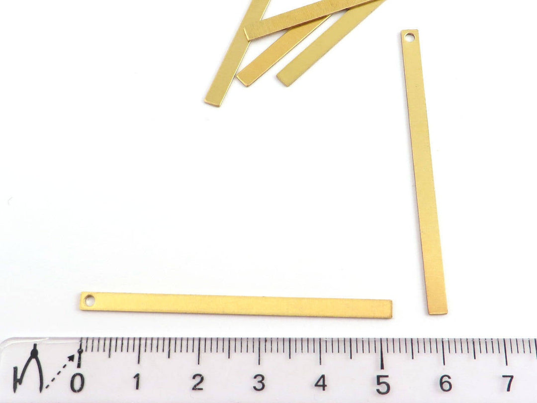 6x Breloque barre (53mm x 3mm) PP-305