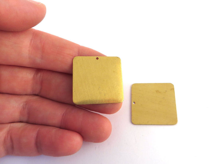 6x Breloque carré (25 et 19mm) PP-322