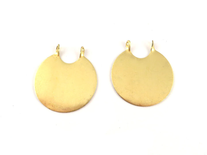 2x Connecteur disque 2 œillets (30mm x 32mm) PP-158