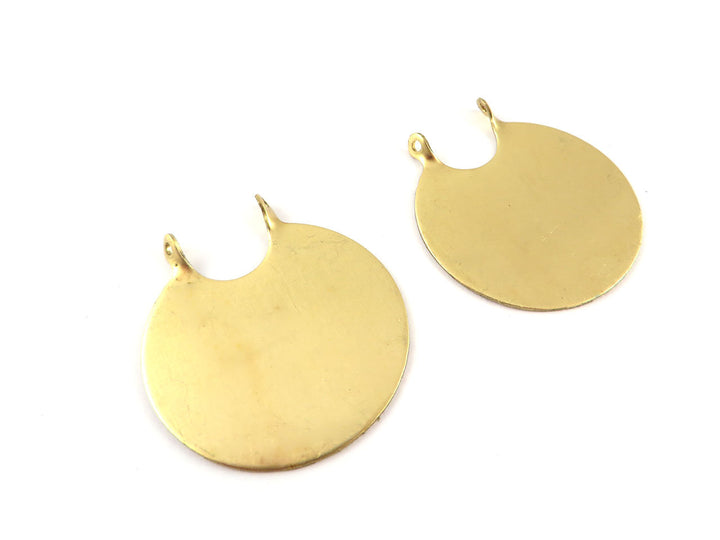 2x Connecteur disque 2 œillets (30mm x 32mm) PP-158