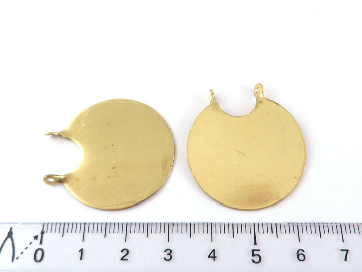 2x Connecteur disque 2 œillets (30mm x 32mm) PP-158