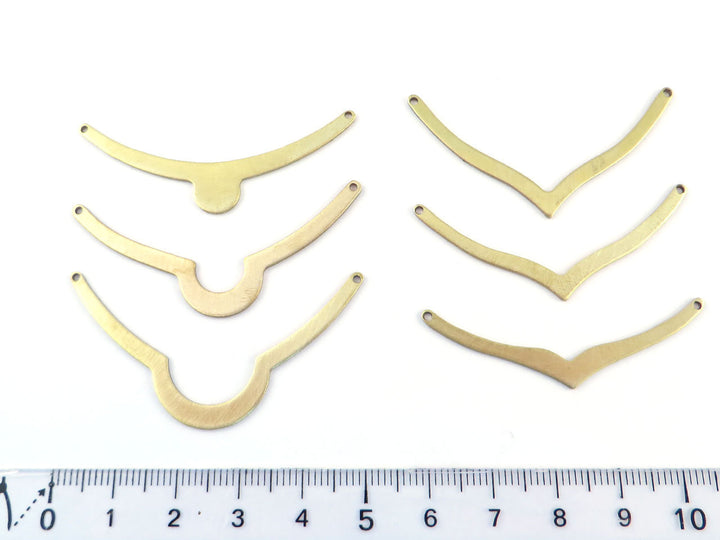 2x Connecteur collier chevron (6 modèles)