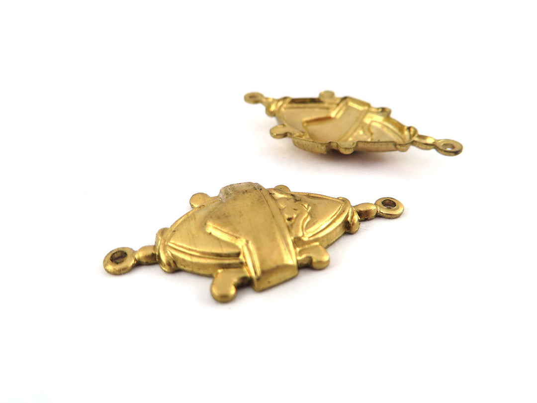 2x Connecteur goutte Vintage (22mm x 14mm) V-128