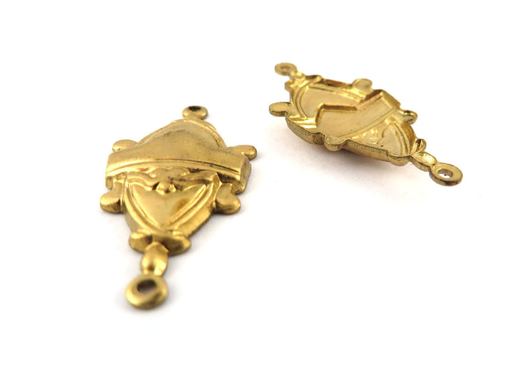 2x Connecteur goutte Vintage (22mm x 14mm) V-128