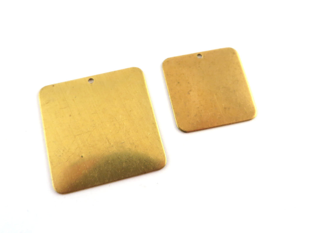 6x Breloque carré (25 et 19mm) PP-322