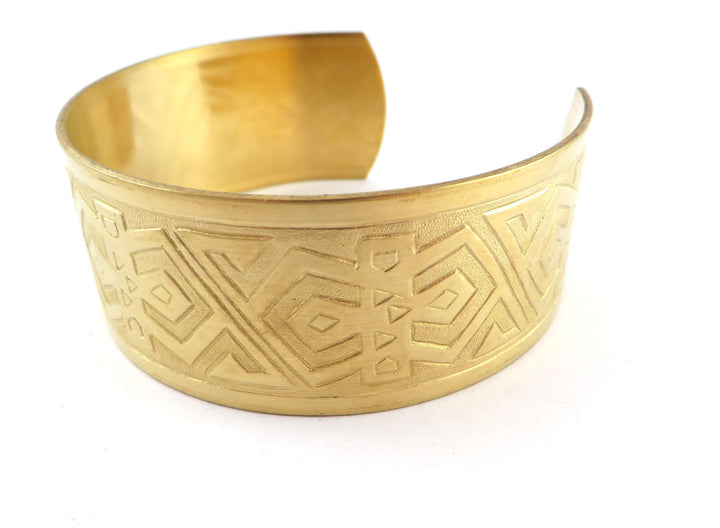 1x Bracelet manchette réglable vintage 25mm (3 designs)