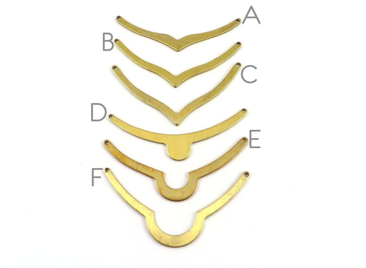 2x Connecteur collier chevron (6 modèles)