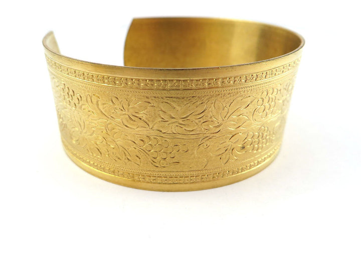 1x Bracelet manchette réglable vintage 25mm (3 designs)
