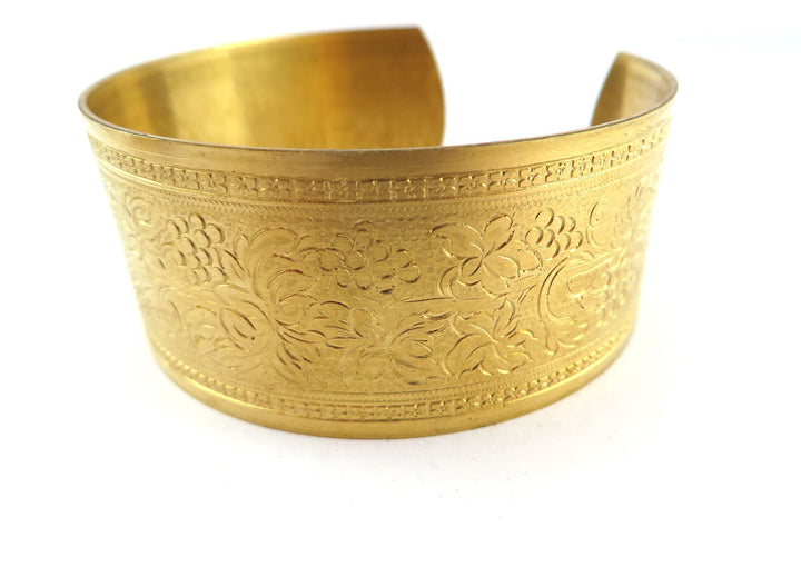 1x Bracelet manchette réglable vintage 25mm (3 designs)